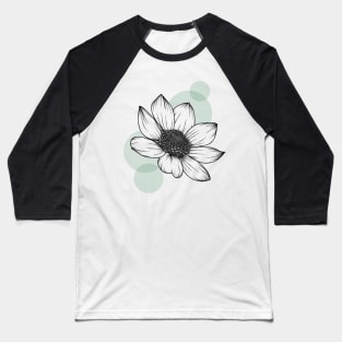 Floral Greenery Baseball T-Shirt